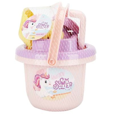 S00004795_001w 8680863047958 Set galetusa cu ustensile pentru plaja, Unicorn