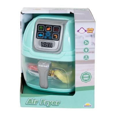 Friteuza cu lumini si sunete, Little Chef, Air Fryer, 9 accesorii