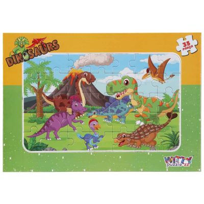 S00005390_001w 8680863053904 Puzzle Witty Puzzlezz, Dinozauri, 35 piese
