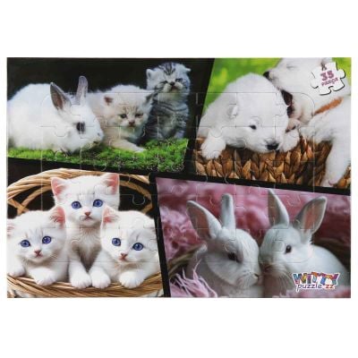 S00005409_001w 8680863054093 Puzzle Witty Puzzlezz, Animalute pufoase, 35 piese
