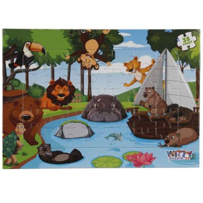 S00005412_001w 8680863054123 Puzzle Witty Puzzlezz, Animale in jurul iazului, 35 piese