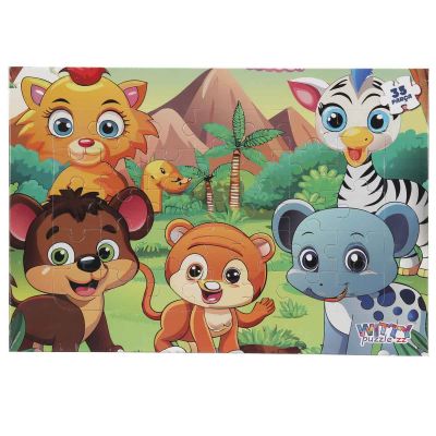 S00005416_001w 8680863054161 Puzzle Witty Puzzlezz, Animalute dragute, 35 piese