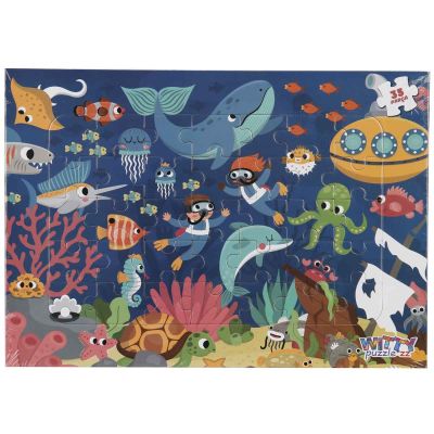 S00005425_001w 8680863054253 Puzzle Witty Puzzlezz, Acvariu urias, 35 piese