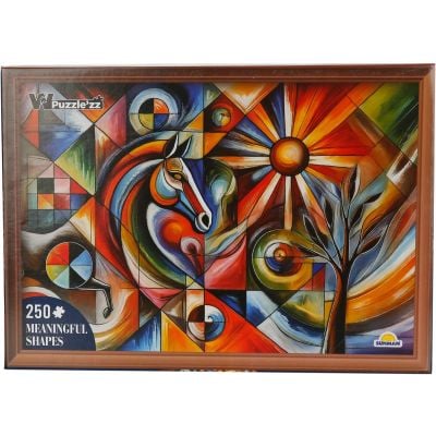 Puzzle Witty Puzzlezz, Meaningful Shapes, Armonia culorilor, 250 piese