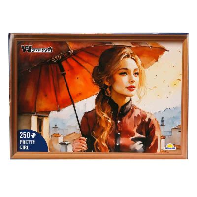 Puzzle Witty Puzzlezz, Fata cu umbrela, 250 piese