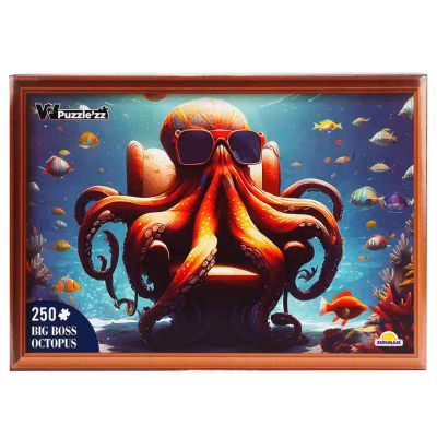 Puzzle Witty Puzzlezz, Caracatita cu ochelari, 250 piese