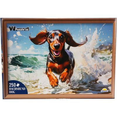 Puzzle Witty Puzzlezz, Caine pe plaja, 250 piese