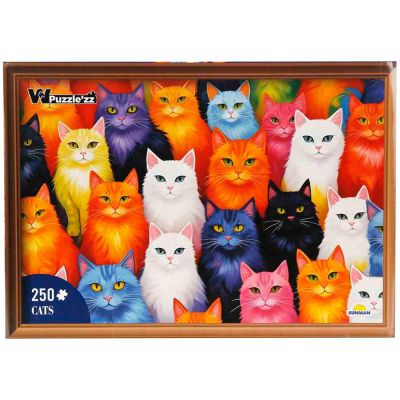 Puzzle Witty Puzzlezz, Pisici, 250 piese