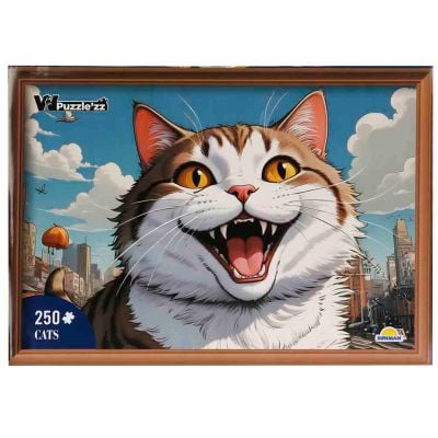 Puzzle Witty Puzzlezz, Pisica in oras, 250 piese