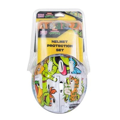 Set casca si protectii, Rising Sports, Ninja Turtles, Marime M