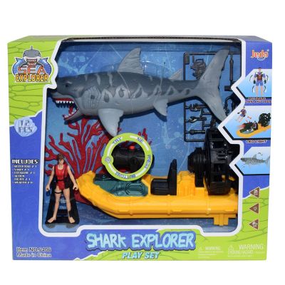 Set de joaca cu figurine, Wild Quest, Exploratorul de rechini 
