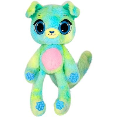 Jucarie de plus parfumata, Bubble Pops, S1, Blueberry Bounce Puppy, 34 cm