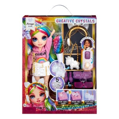 Papusa Rainbow High, Creative Crystals, Amaya Raine, 121411EUC