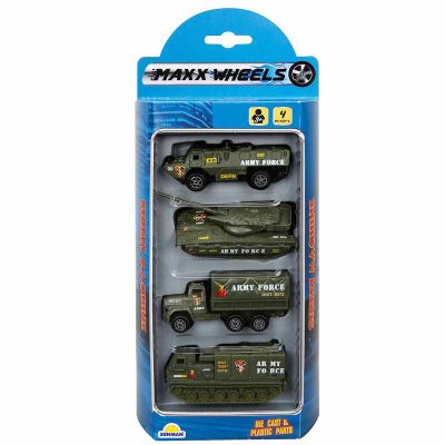 S00019050_004w 4897000190505 Set de vehicule, Maxx Wheels, Army