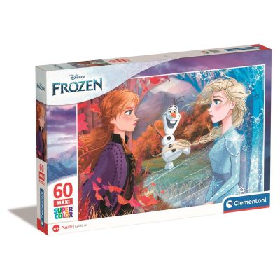 S00026452_001w 8005125264520 Puzzle Clementoni, Maxi, Disney Frozen, 60 piese