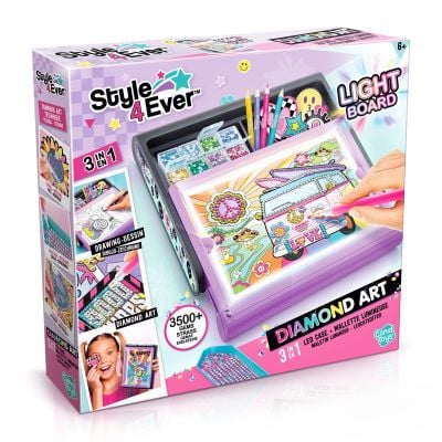 S00028817_001w 3555801288173 Set creativ 3 in 1, Style 4 Ever, Diamond Art