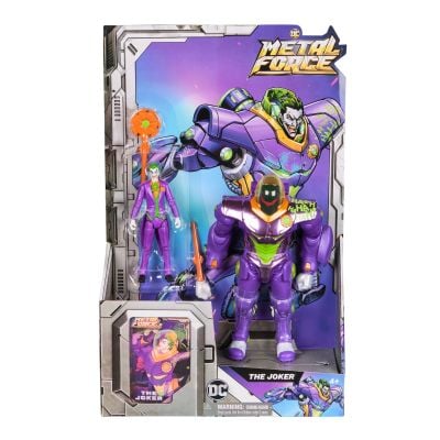 Set figurina cu armura, DC Comics, Metal Force, The Joker, 15 cm, 20148493