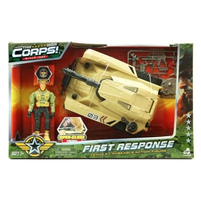 Set tanc cu figurina, The Corps Universe, Lanard Toys