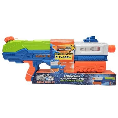 S00038200_001w 885954382002 Pistol cu apa Water Warriors, Aqua Bullet, 58 cm