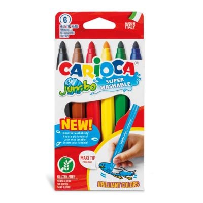 S00040568_001w 8003511405687 Set 6 carioci super lavabile, Carioca, Jumbo