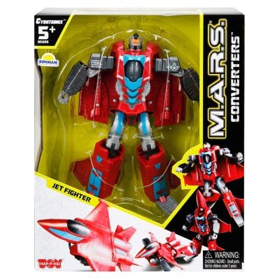 S00041320_ROSU 672552413203 Robot transformabil, Happy Kid, M.A.R.S. Jet Fighter