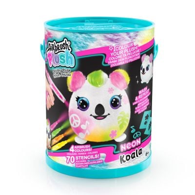 S00045523_002w 3555801455230 Jucarie de plus de colorat, Airbrush Plush, Neon, Koala, S2