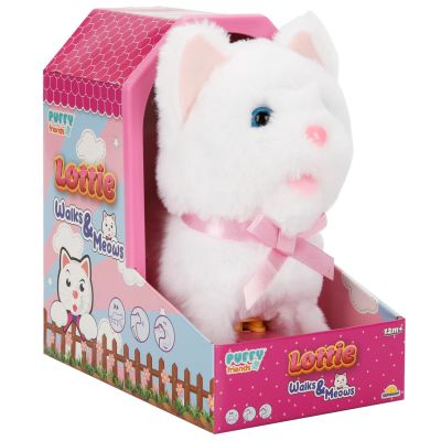 Jucarie de plus interactiva, pisicuta Lottie, Puffy Friends