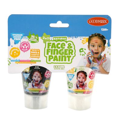 Set de 2 vopsele naturale pentru fata si degete, Boti, 65ml