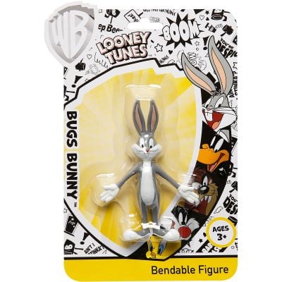 S00048010_001w 054382148010 Figurina flexibila, Looney Tunes, Bugs Bunny, 10 cm