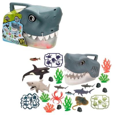 Set de joaca, Wild Quest, Jawsome Shark, 41 piese