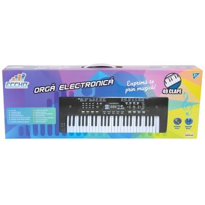 S00054916_001w 8620158549163 Orga muzicala cu microfon, Eccho, 49 clape