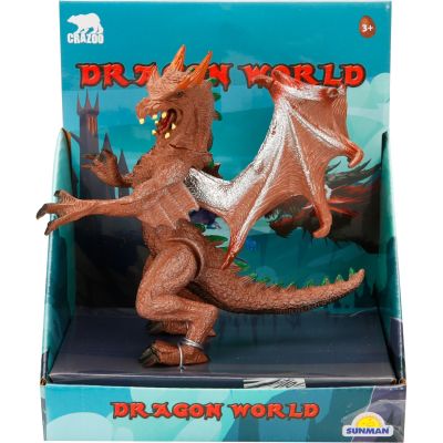 S00059121_003w  Figurina dragon, Crazoo, maro