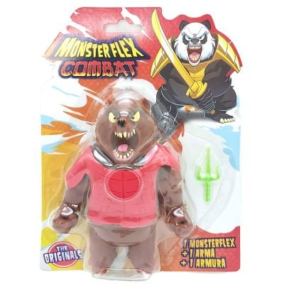 S00061179_016w 9772532611795 Figurina Monster Flex Combat, Monstrulet care se intinde, Warrior Bear