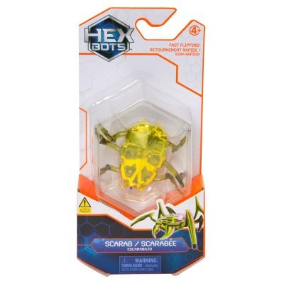 Figurina interactiva, Hexbots, Scarab, Galben, 20149632