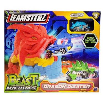 S00075581_001w 5050841755817 Set de joaca cu masinuta, Teamsterz Beast Machines Dragon Disater