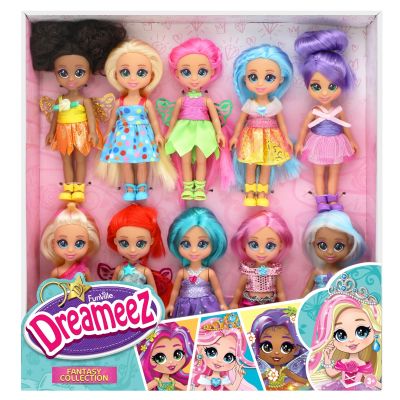 Set 10 mini papusi Dreameez, Fantasy Collection, 12 cm
