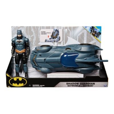 Set masina si figurina, Batman, Batmobil Shadow Guardian, 30 cm, 6070521