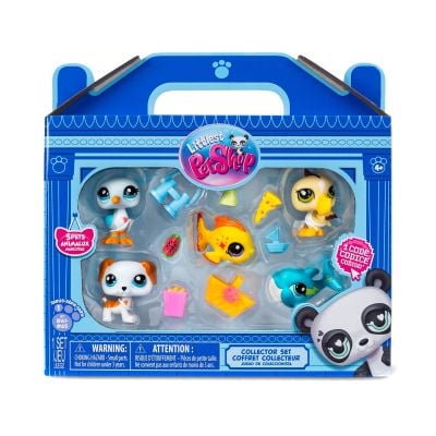 S01005103_002w 885561005790 Set de joaca cu 5 animalute si accesorii, Littlest Pet Shop,  Beach Besties