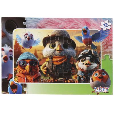 S01005405_001w 8680863054055 Puzzle Witty Puzzlezz, Pasari calatoare, 35 piese