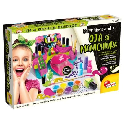 S01010578_001w 8008324108121 Set de joaca, Lisciani, Laboratorul de oja si manichiura
