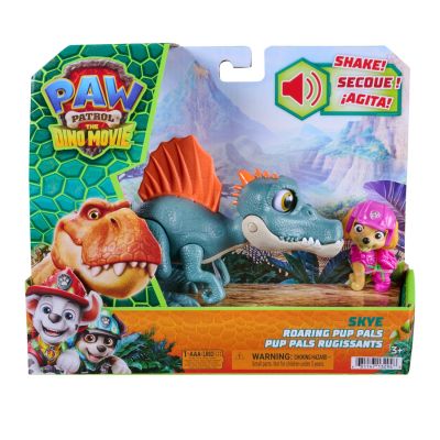 Set dinozaur cu figurina, Paw Patrol, Roaring Pup Pals, Skye, 20158883