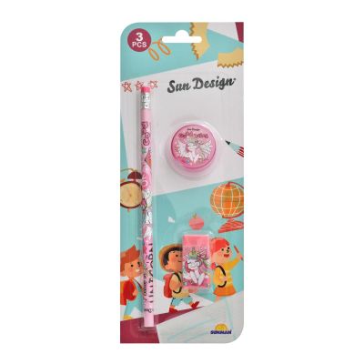 S01044369_001w 8681425443690 Set instrumente de scris, Sun Design, model Unicorn, 3 buc