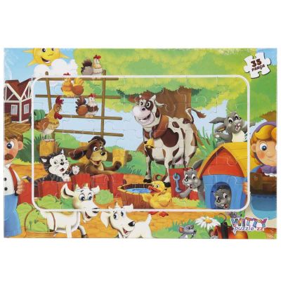 S02005419_001w 8680863054192 Puzzle Witty Puzzlezz, Animale de la ferma, 35 piese