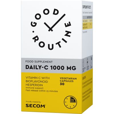SECOM-200012_001w Daily-C, 1000 mg, 30 capsule, Good Routine, Secom