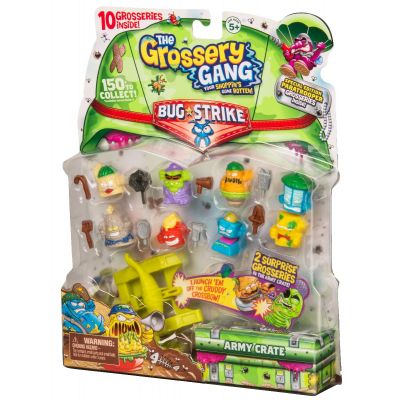 Set figurine Grossery Gang (10 figurine) - Sezonul 4