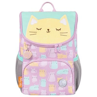 N00051789_001w 4895232517893 Ghiozdan Mini Little Travelers Plus, Tiger Family, Kitten Mia