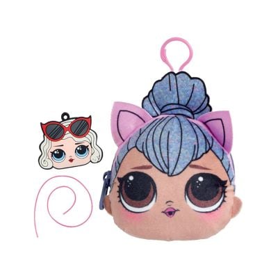 SQ001-06_001w Gentuta cu fermoar LOL Squishy Plus, Kitty Queen