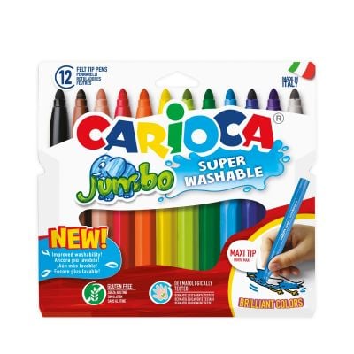 T00040565_001w 8003511405656 Set 12 carioci super lavabile, Carioca, Jumbo