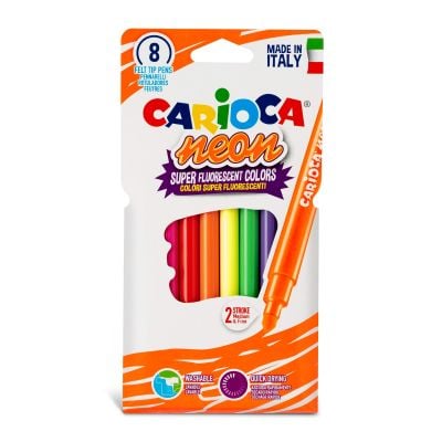 T00042785_001w 8003511427856 Set 8 carioci lavabile, Carioca, Neon
