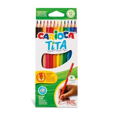 T00042793_001w 8003511427931 Set 12 creioane colorate, Carioca, Color Tita